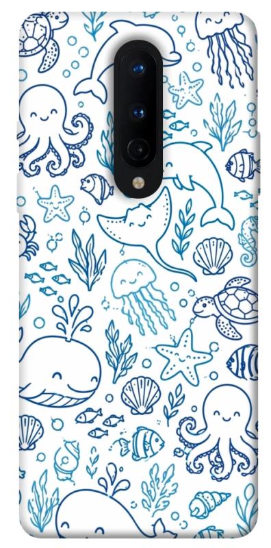 Чохол itsPrint Sea pattern для OnePlus 8, песики, купити оптом з доставкою