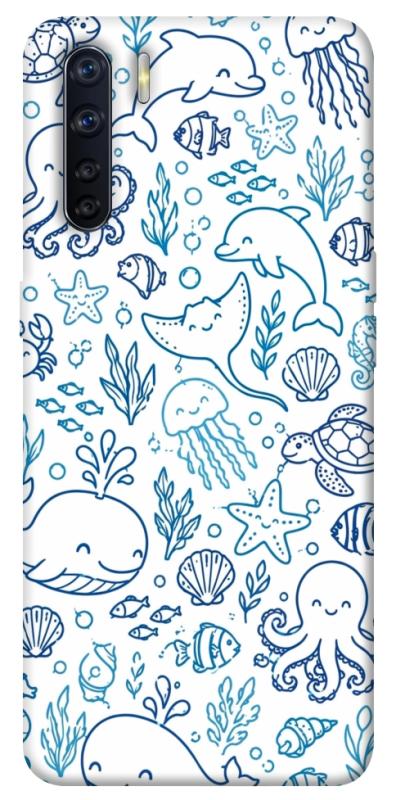 Чохол itsPrint Sea pattern для Oppo A91, песики, купити оптом з доставкою