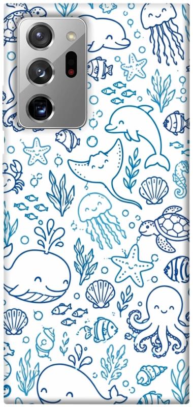 Чехол itsPrint Sea pattern для Samsung Galaxy Note 20 Ultra, песики, купить оптом с доставкой