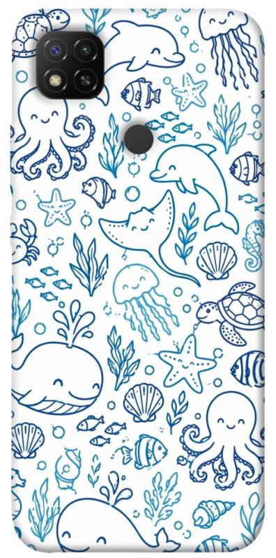 Чехол itsPrint Sea pattern для Xiaomi Redmi 9C, песики, купить оптом с доставкой