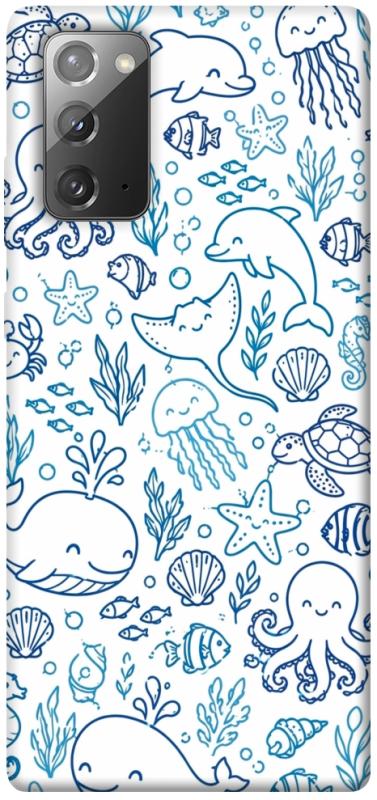 Чехол itsPrint Sea pattern для Samsung Galaxy Note 20, песики, купить оптом с доставкой