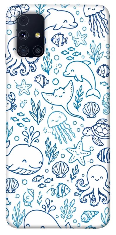 Чохол itsPrint Sea pattern для Samsung Galaxy M31s, песики, купити оптом з доставкою