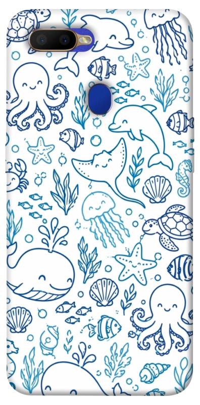 Чехол itsPrint Sea pattern для Oppo A5s / Oppo A12, песики, купить оптом с доставкой