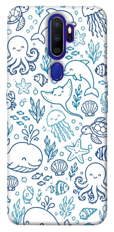 Чохол itsPrint Sea pattern для Oppo A5 (2020) / Oppo A9 (2020), песики, купити оптом з доставкою