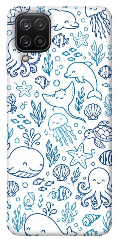 Чехол itsPrint Sea pattern для Samsung Galaxy A12, песики, купить оптом с доставкой