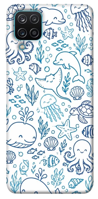Чехол itsPrint Sea pattern для Samsung Galaxy A12, песики, купить оптом с доставкой