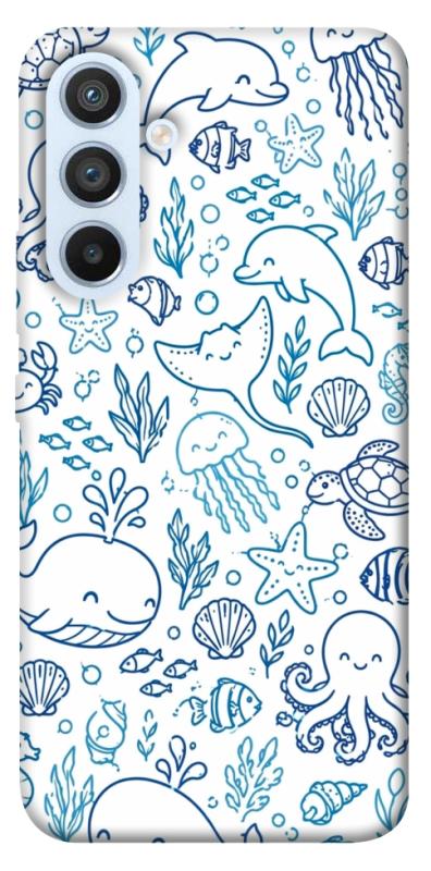 Чохол itsPrint Sea pattern для Samsung Galaxy A54 5G, песики, купити оптом з доставкою