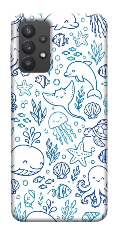 Чехол itsPrint Sea pattern для Samsung Galaxy A32 (A326B) 5G, паттерн, купить оптом с доставкой