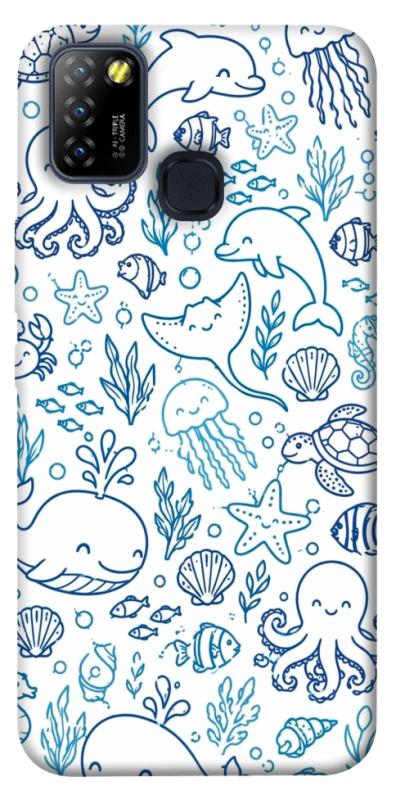 Чехол itsPrint Sea pattern для Infinix Hot 10 Lite, песики, купить оптом с доставкой