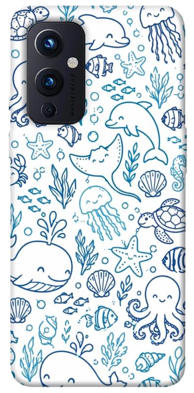 Чохол itsPrint Sea pattern для OnePlus 9, песики, купити оптом з доставкою