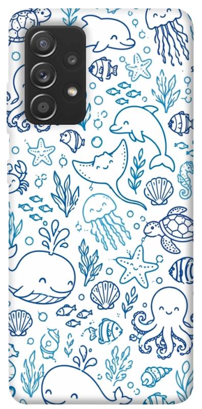 Чохол itsPrint Sea pattern для Samsung Galaxy A72 4G / A72 5G, песики, купити оптом з доставкою