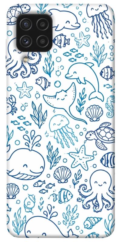 Чехол itsPrint Sea pattern для Samsung Galaxy A22 4G, паттерн, купить оптом с доставкой