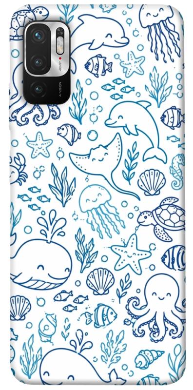 Чохол itsPrint Sea pattern для Xiaomi Redmi Note 10 5G, песики, купити оптом з доставкою
