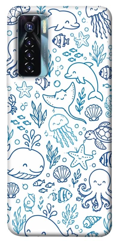 Чохол itsPrint Sea pattern для TECNO Camon 17 Pro, песики, купити оптом з доставкою