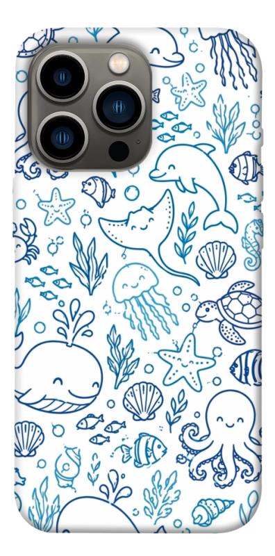 Чохол itsPrint Sea pattern для Apple iPhone 13 Pro (6.1"), песики, купити оптом з доставкою