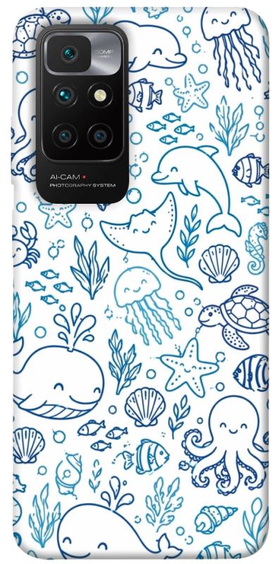 Чехол itsPrint Sea pattern для Xiaomi Redmi 10, песики, купить оптом с доставкой