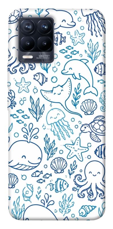 Чохол itsPrint Sea pattern для Realme 8, песики, купити оптом з доставкою