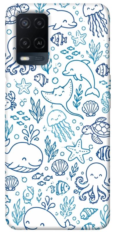 Чехол itsPrint Sea pattern для Oppo A16s / A16, песики, купить оптом с доставкой