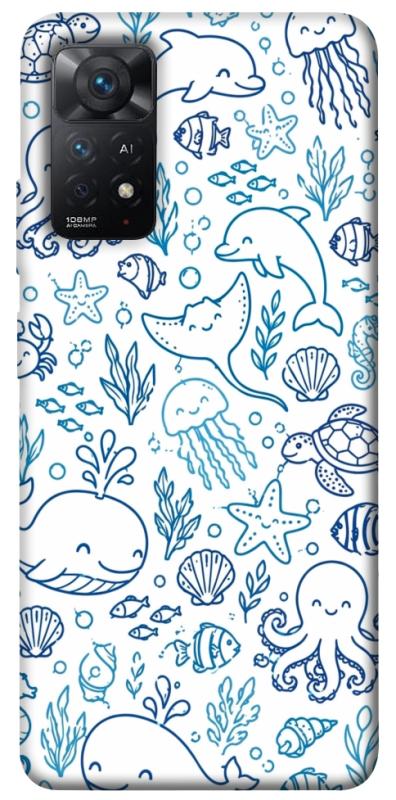 Чохол itsPrint Sea pattern для Xiaomi Redmi Note 11 Pro 4G/5G, песики, купити оптом з доставкою