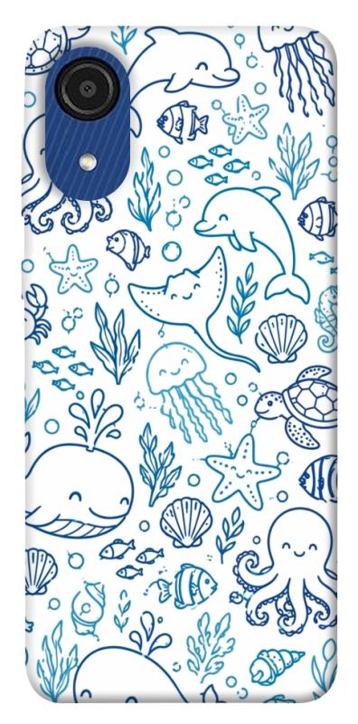 Чехол itsPrint Sea pattern для Samsung Galaxy A03 Core, песики, купить оптом с доставкой