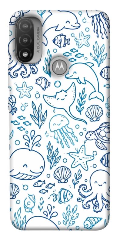 Чохол itsPrint Sea pattern для Motorola Moto E20, песики, купити оптом з доставкою