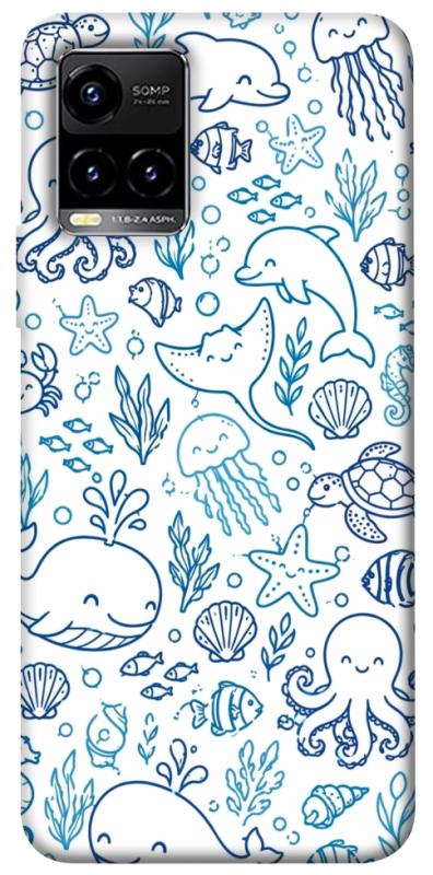 Чохол itsPrint Sea pattern для Vivo Y21 / Y33s, песики, купити оптом з доставкою