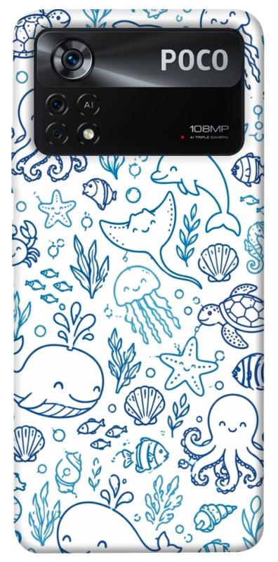 Чохол itsPrint Sea pattern для Xiaomi Poco X4 Pro 5G, песики, купити оптом з доставкою