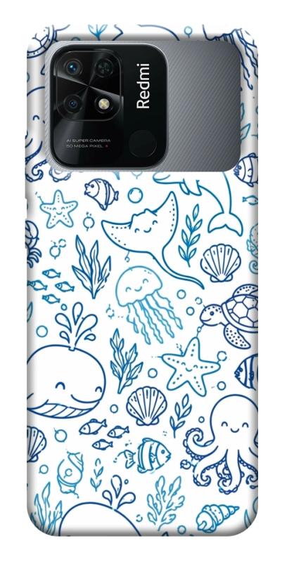 Чохол itsPrint Sea pattern для Xiaomi Redmi 10C, песики, купити оптом з доставкою