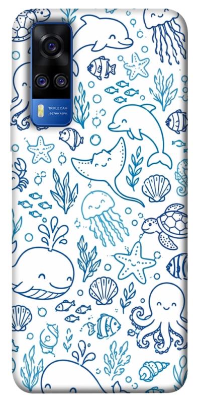 Чохол itsPrint Sea pattern для Vivo Y51a, песики, купити оптом з доставкою
