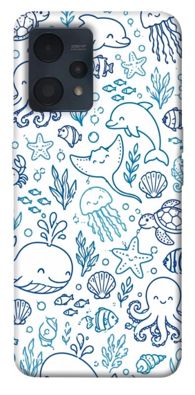 Чохол itsPrint Sea pattern для Realme 9 4G / 9 Pro+, песики, купити оптом з доставкою