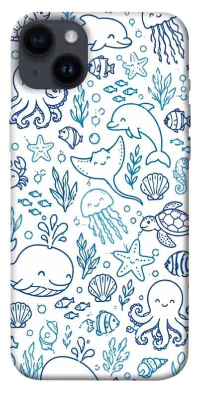 Чохол itsPrint Sea pattern для Apple iPhone 14 Plus (6.7"), песики, купити оптом з доставкою