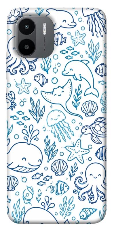 Чохол itsPrint Sea pattern для Xiaomi Redmi A1 / A2, песики, купити оптом з доставкою