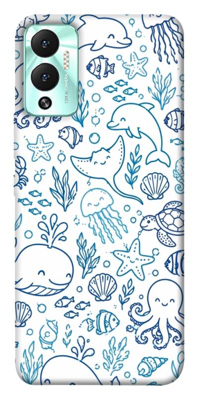 Чехол itsPrint Sea pattern для Infinix Hot 12 Play, песики, купить оптом с доставкой