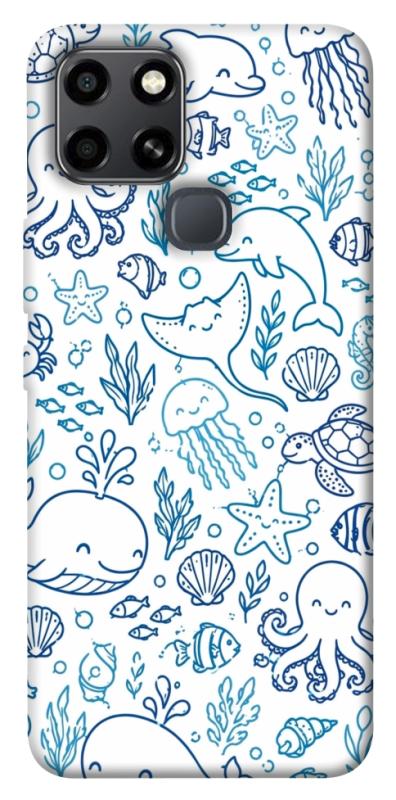 Чохол itsPrint Sea pattern для Infinix Smart 6, песики, купити оптом з доставкою