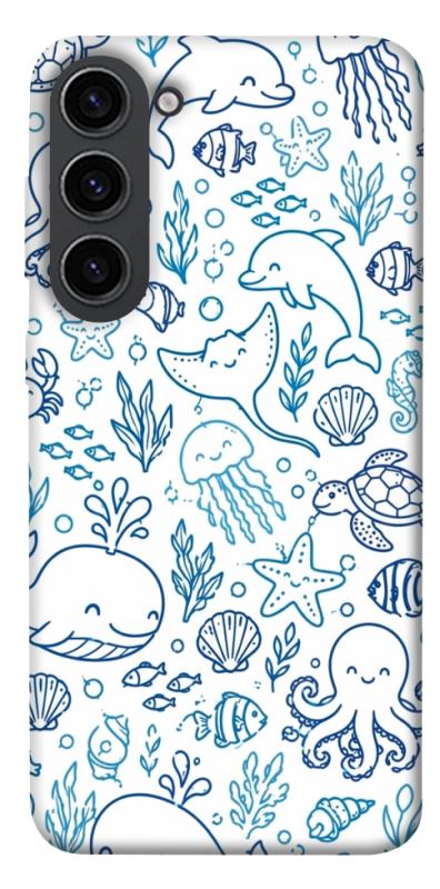 Чехол itsPrint Sea pattern для Samsung Galaxy S23, песики, купить оптом с доставкой