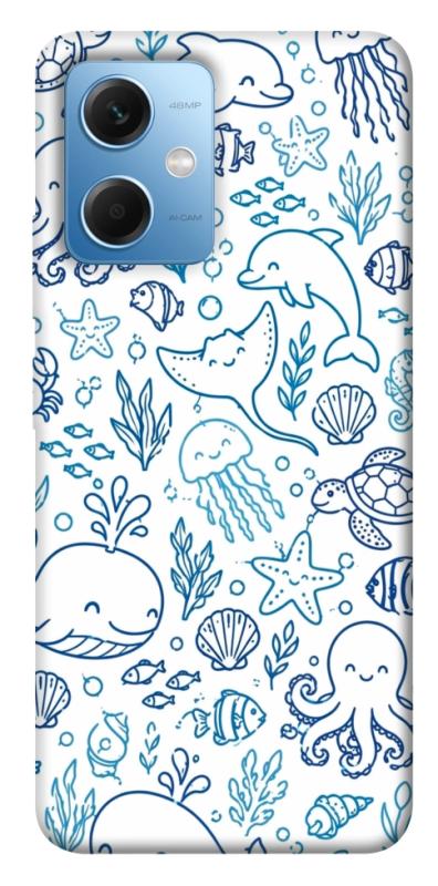 Чохол itsPrint Sea pattern для Xiaomi Redmi Note 12 5G, песики, купити оптом з доставкою