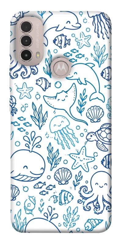 Чохол itsPrint Sea pattern для Motorola Moto E40, песики, купити оптом з доставкою