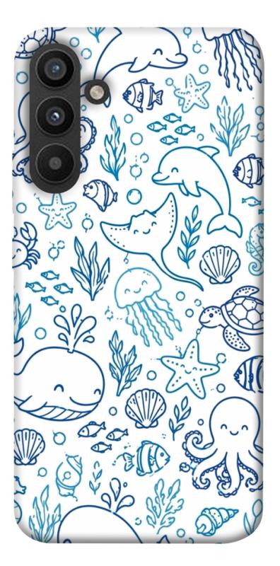 Чехол itsPrint Sea pattern для Samsung Galaxy A34 5G, песики, купить оптом с доставкой