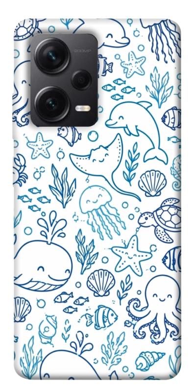 Чехол itsPrint Sea pattern для Xiaomi Redmi Note 12 Pro+ 5G, песики, купить оптом с доставкой