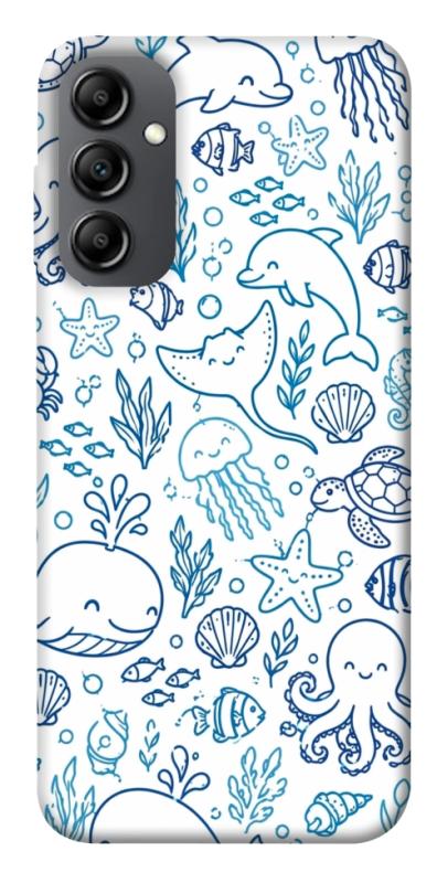 Чохол itsPrint Sea pattern для Samsung Galaxy A14 4G/5G, песики, купити оптом з доставкою