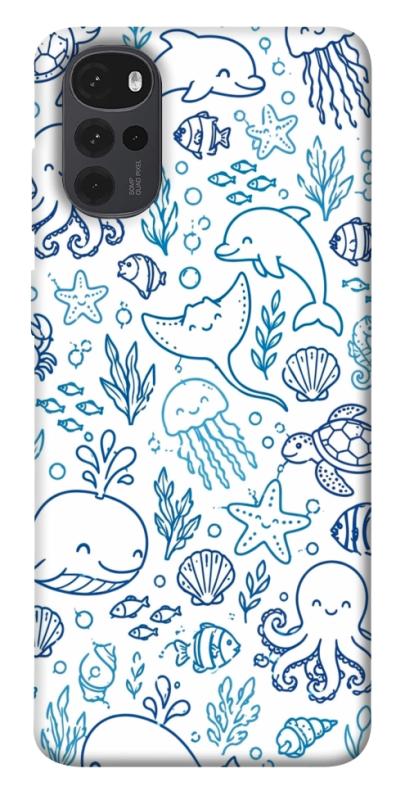 Чохол itsPrint Sea pattern для Motorola Moto G22, песики, купити оптом з доставкою