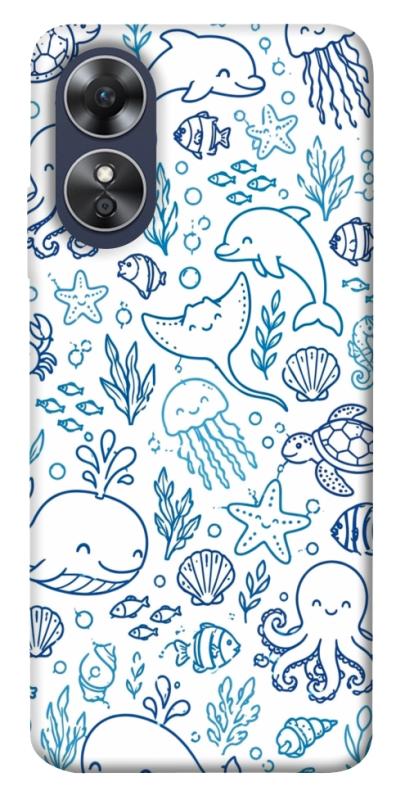 Чохол itsPrint Sea pattern для Oppo A17, песики, купити оптом з доставкою