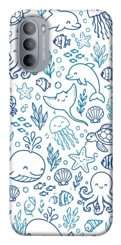 Чехол itsPrint Sea pattern для Motorola Moto G31, песики, купить оптом с доставкой