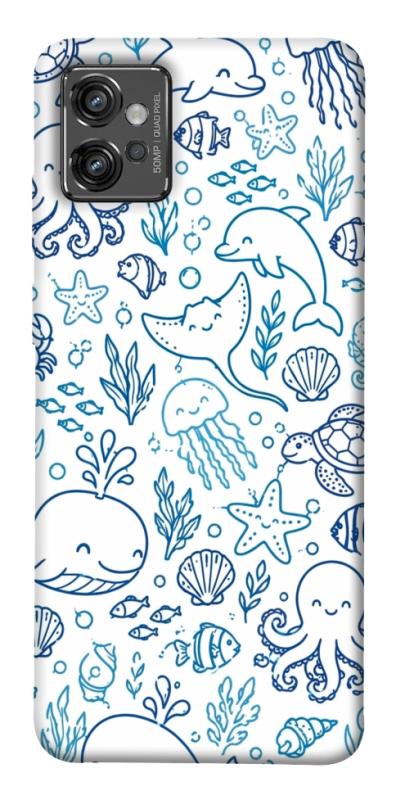 Чехол itsPrint Sea pattern для Motorola Moto G32, песики, купить оптом с доставкой