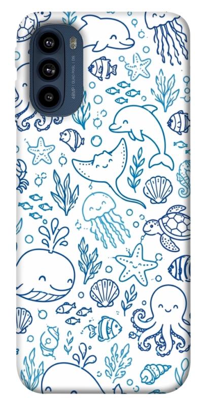 Чохол itsPrint Sea pattern для Motorola Moto G41, песики, купити оптом з доставкою