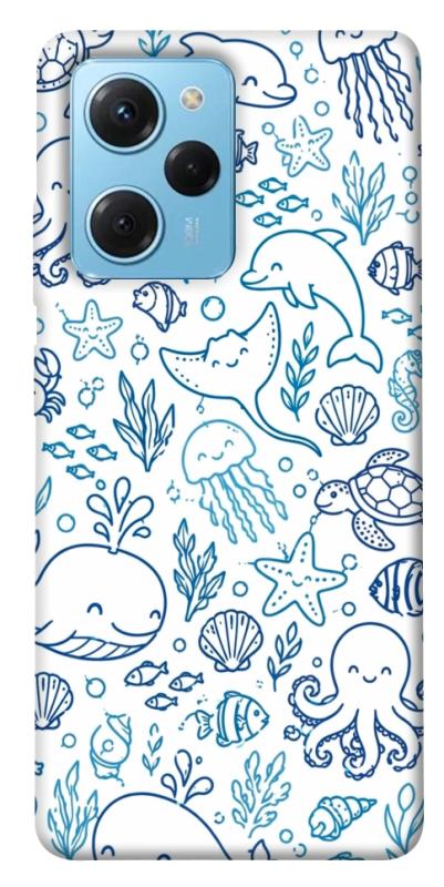 Чехол itsPrint Sea pattern для Xiaomi Poco X5 Pro 5G, песики, купить оптом с доставкой