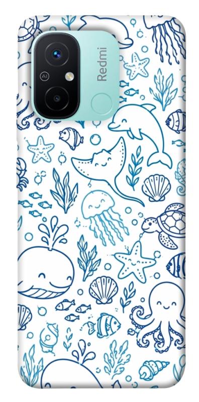 Чохол itsPrint Sea pattern для Xiaomi Redmi 12C, песики, купити оптом з доставкою