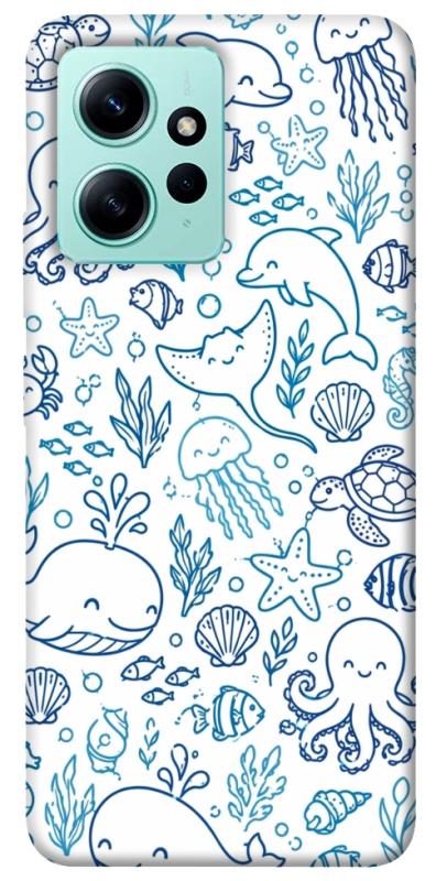 Чохол itsPrint Sea pattern для Xiaomi Redmi Note 12 4G, песики, купити оптом з доставкою