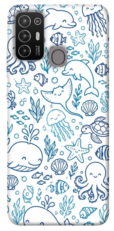 Чохол itsPrint Sea pattern для ZTE Blade A52, песики, купити оптом з доставкою