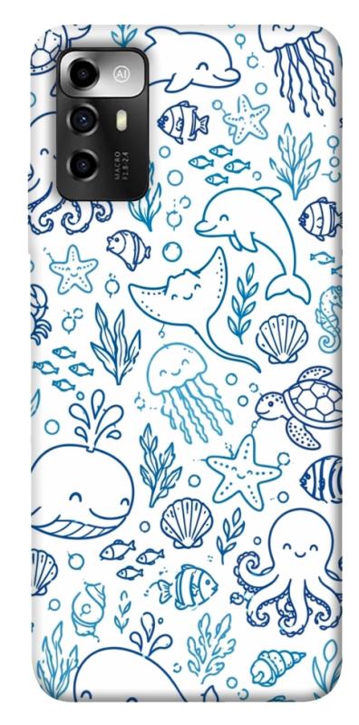 Чохол itsPrint Sea pattern для ZTE Blade A72, песики, купити оптом з доставкою